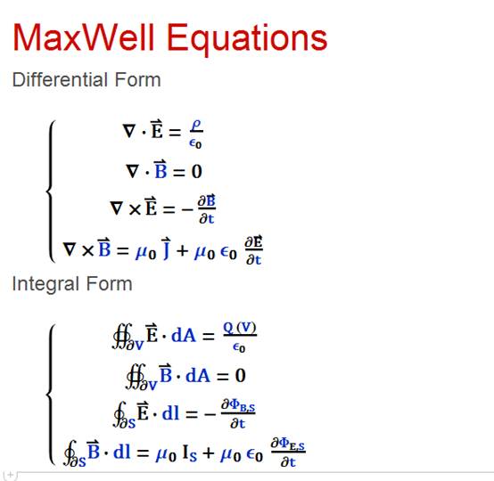 数学公式的网页排版—使用MathML样式